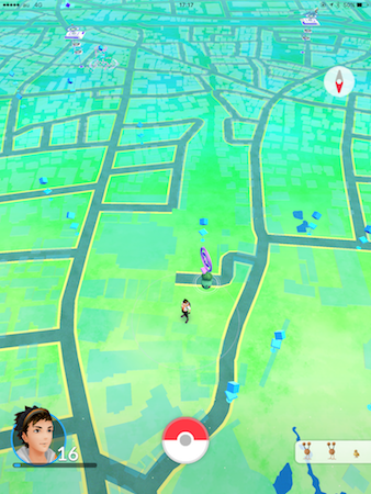 iPad pokemon GO